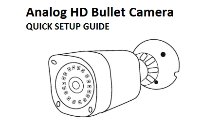 Analog HD Bullet Camera