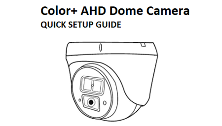 Color+ AHD Dome Camera
